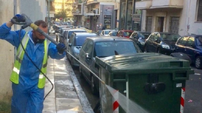 Δήμος Αθηναίων: Επιχείρηση απολύμανσης και καθαριότητας στην Κυψέλη