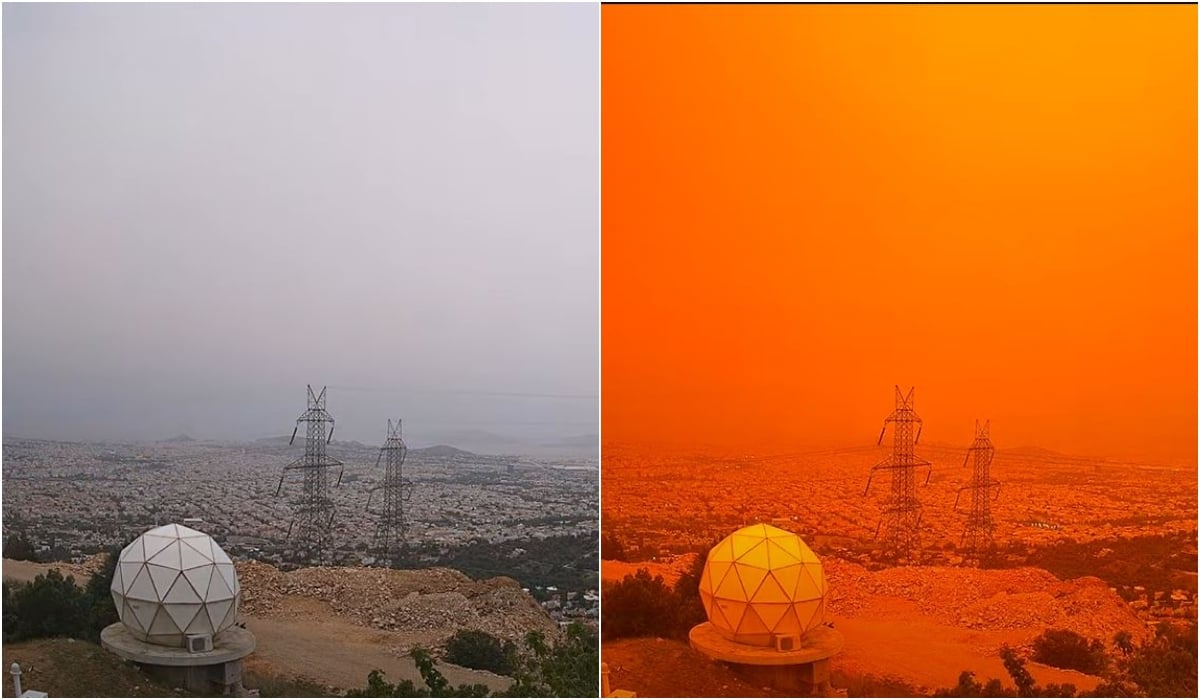 Εντυπωσιακό timelapse με την επέλαση της αφρικανικής σκόνης πάνω από τον Αθήνα
